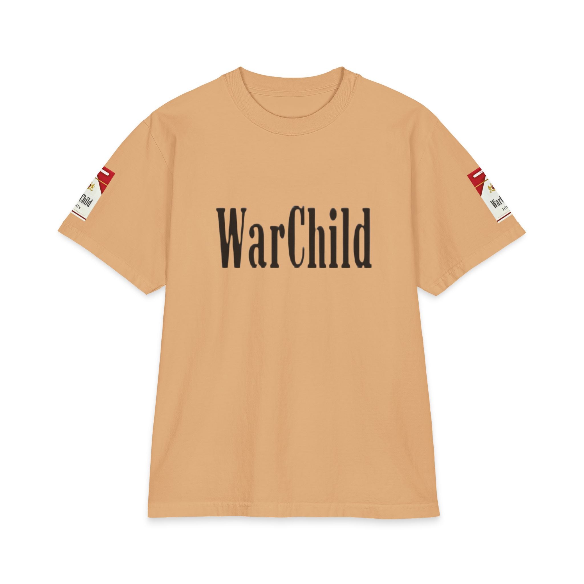 WarChild graphic tee | Soldier helmet war-themed T-shirt
