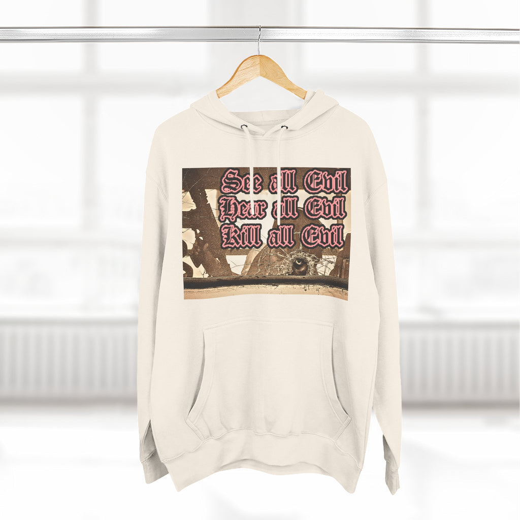 Three-Panel Fleece Hoodie