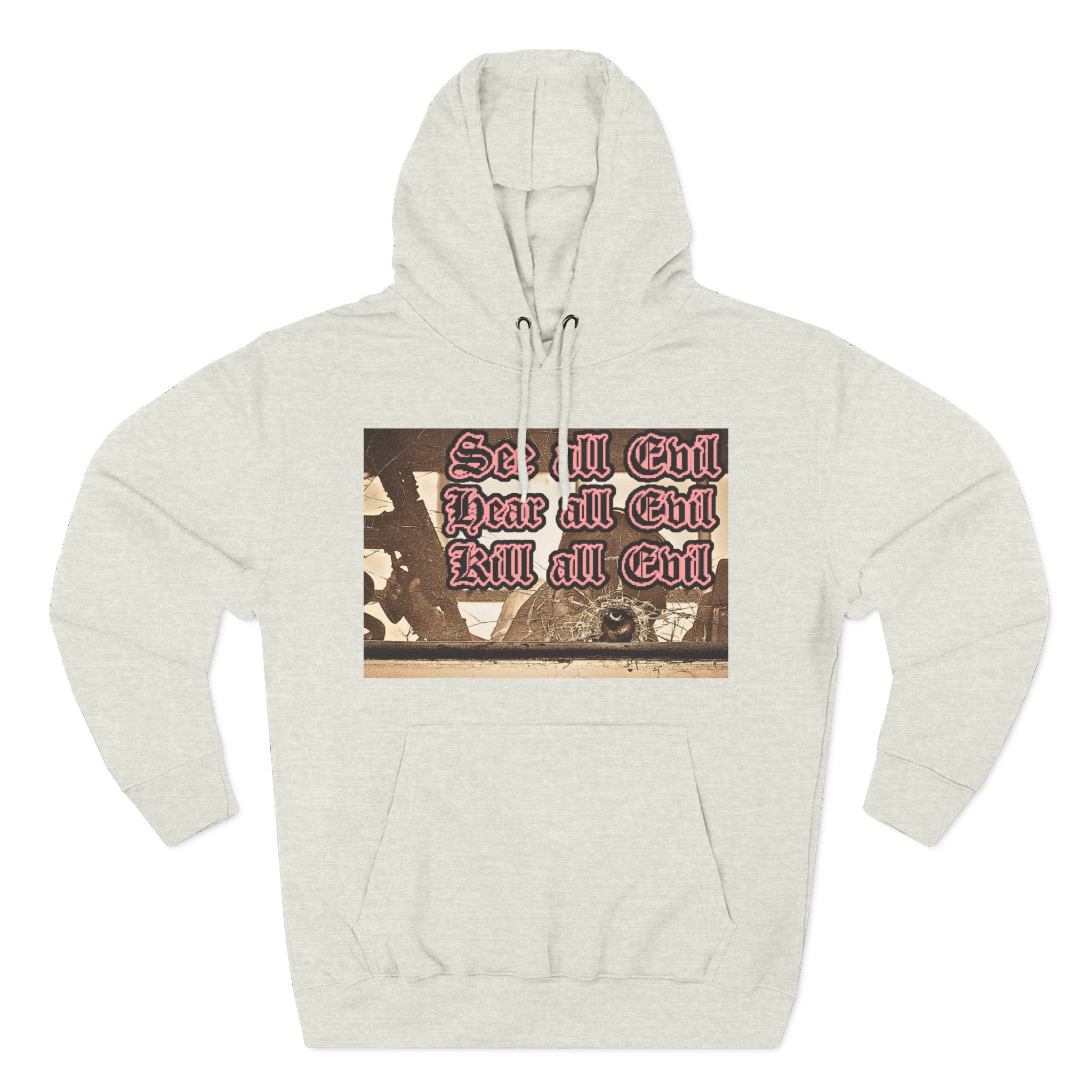 Three-Panel Fleece Hoodie