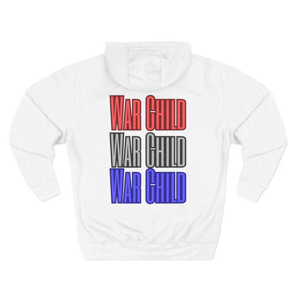 Three-Panel Fleece Hoodie