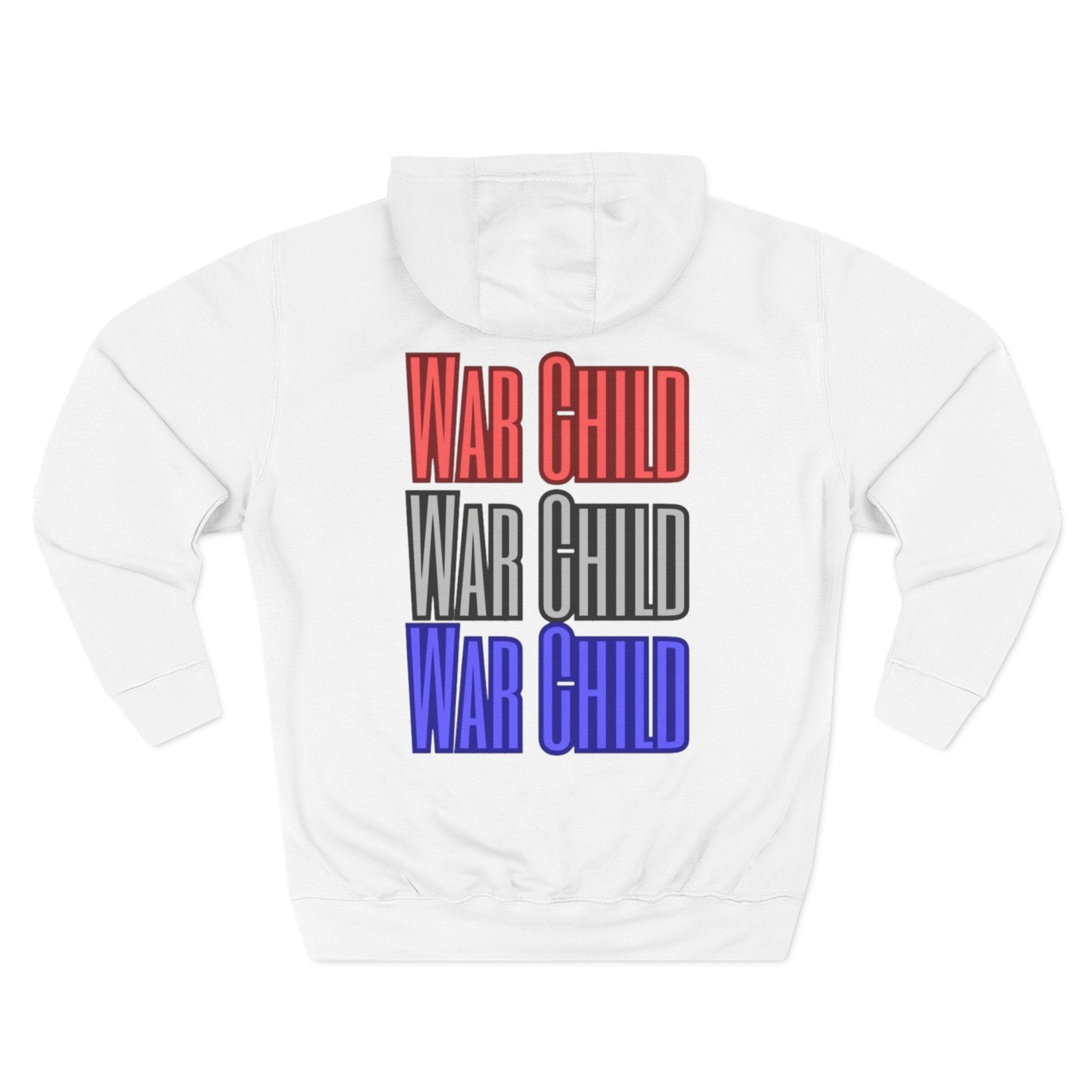 Three-Panel Fleece Hoodie