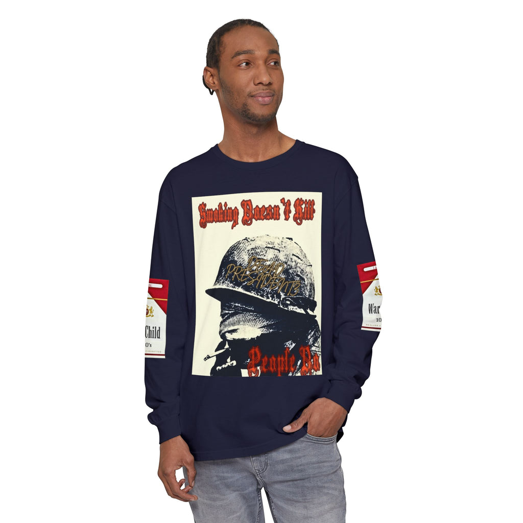 Unisex Garment-dyed Long Sleeve T-Shirt