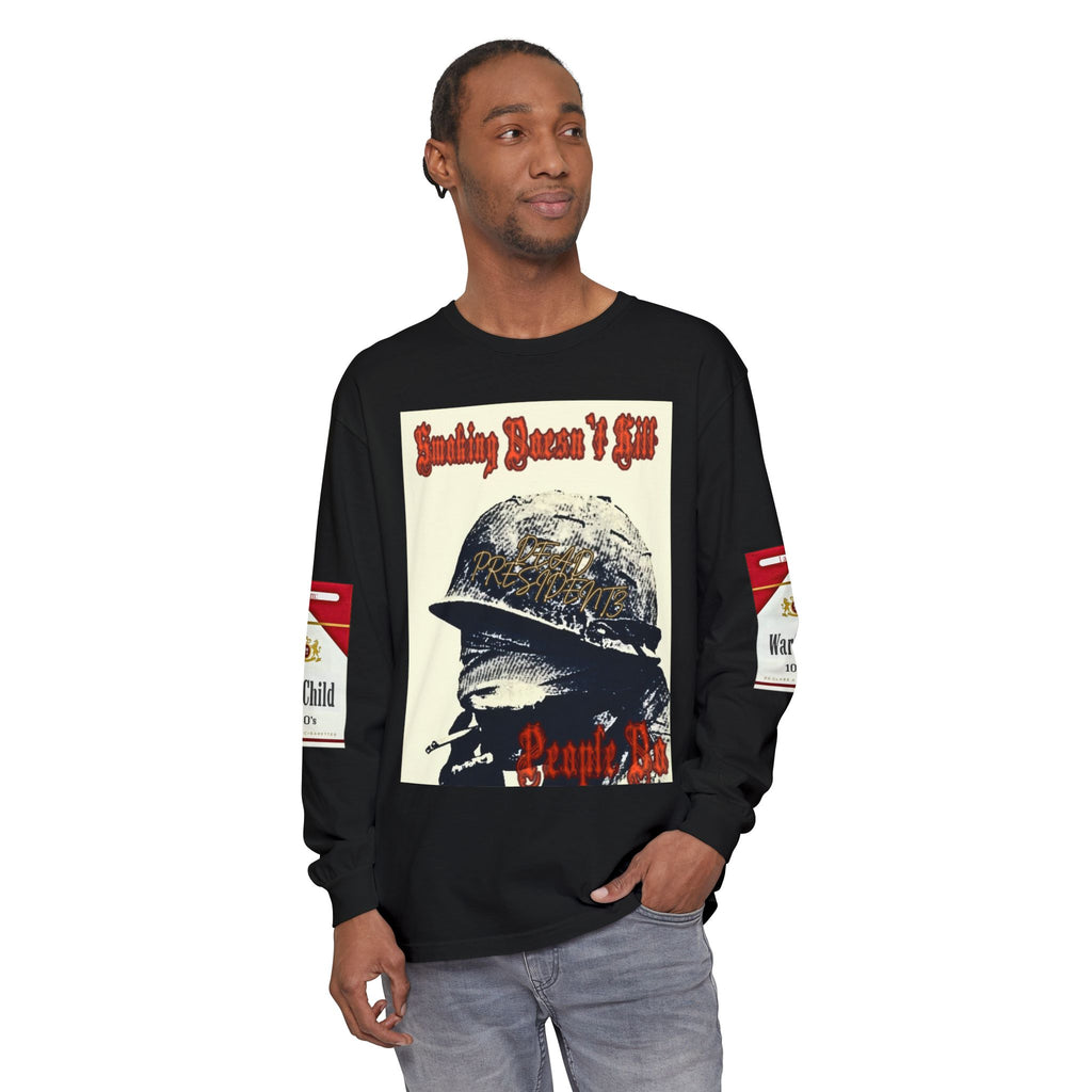 Unisex Garment-dyed Long Sleeve T-Shirt