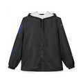 Retro Gangster Graphic Windbreaker | All-Over Print Hooded Jacket