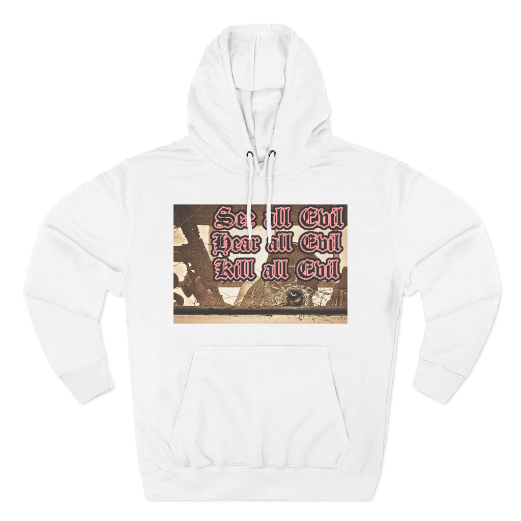 Three-Panel Fleece Hoodie