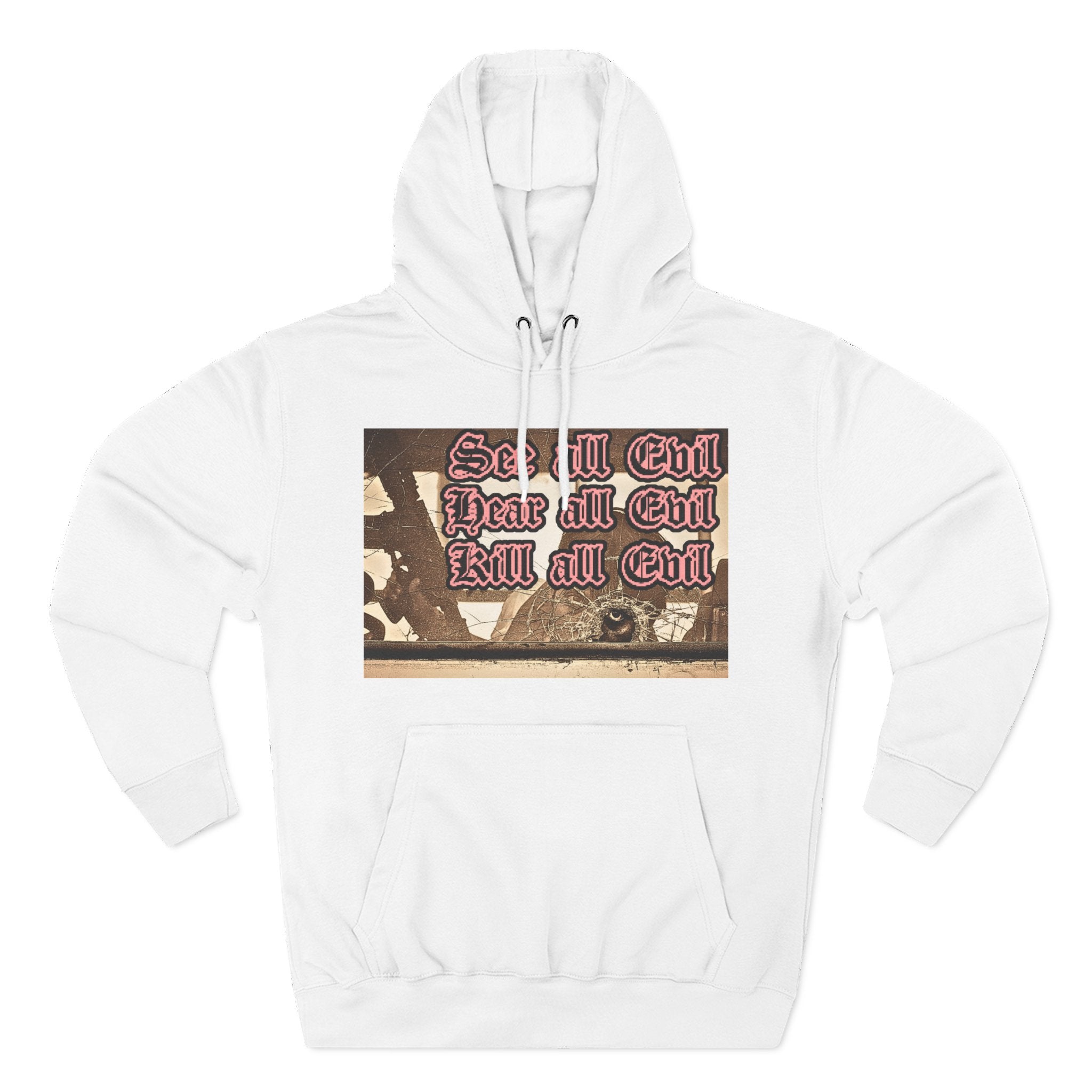 Three-Panel Fleece Hoodie