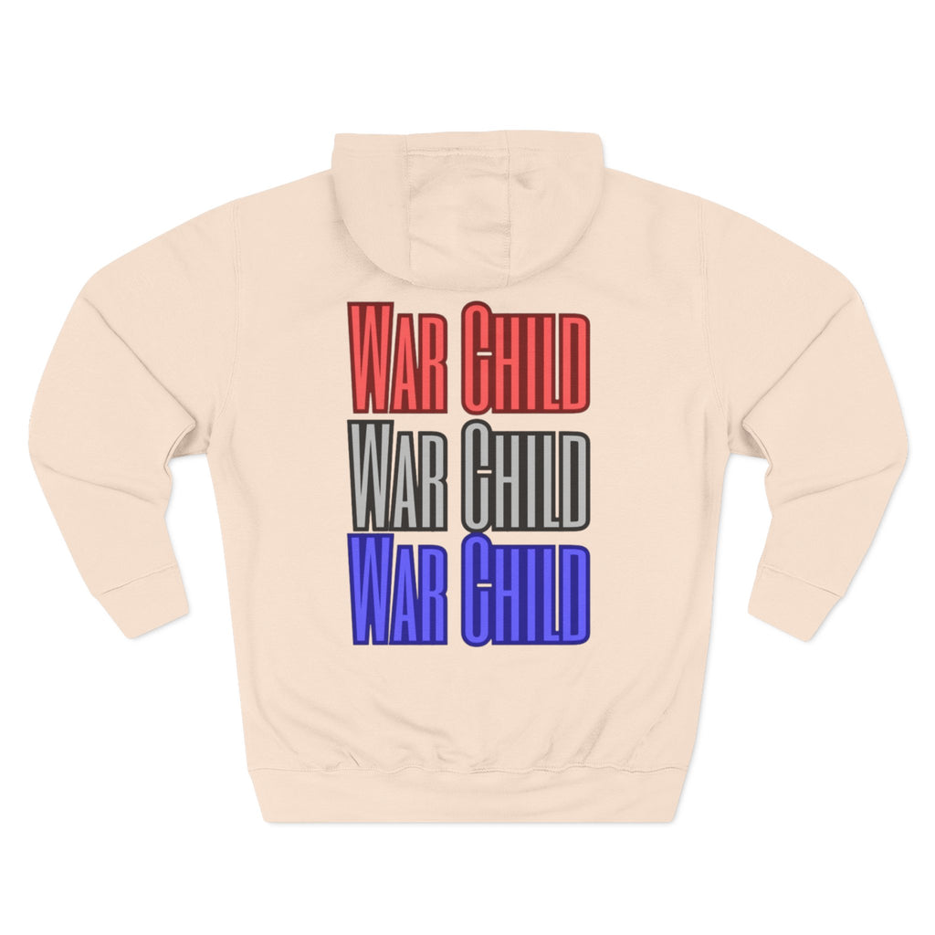 Three-Panel Fleece Hoodie
