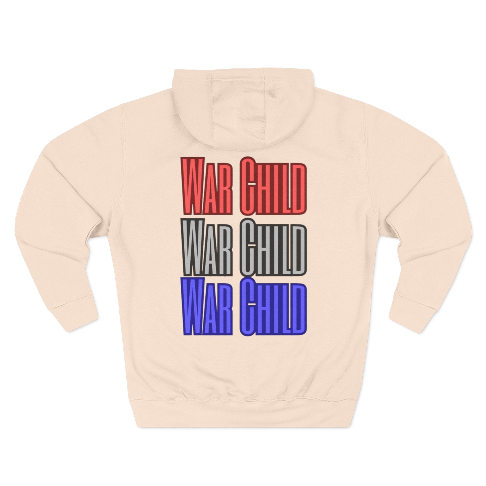 Three-Panel Fleece Hoodie