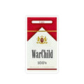 WarChild cigarette pack sticker | Kiss-cut vinyl decal