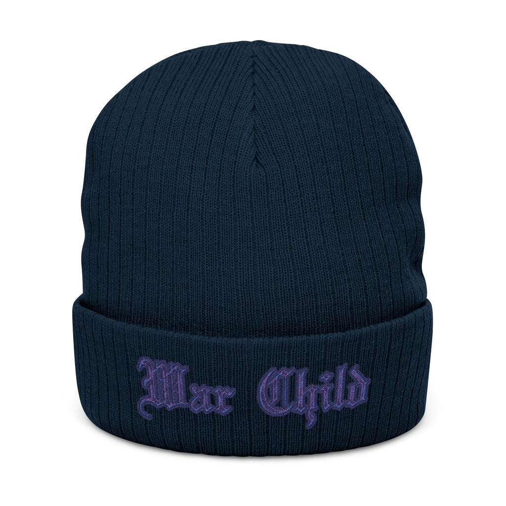 Ribbed Knit Beanie (Embroidery)