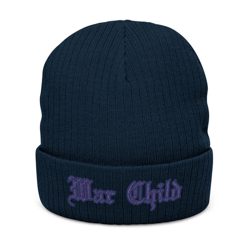 Ribbed Knit Beanie (Embroidery)