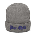 Ribbed Knit Beanie (Embroidery)