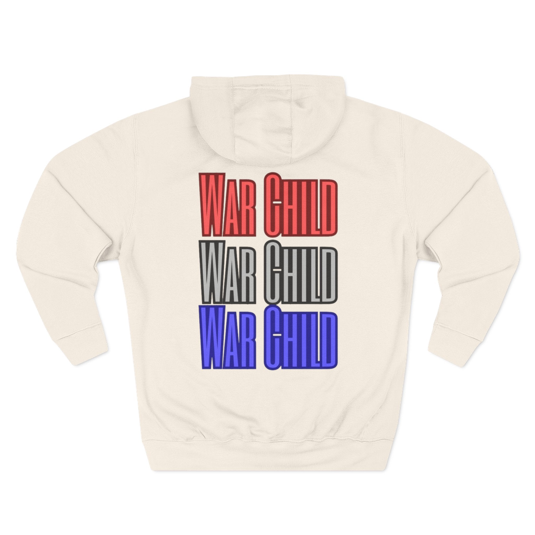 Three-Panel Fleece Hoodie