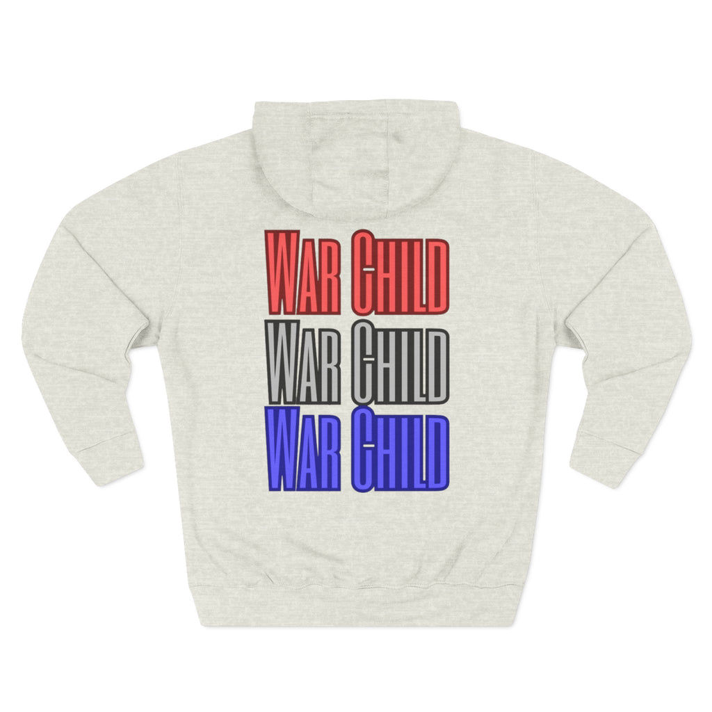 Three-Panel Fleece Hoodie