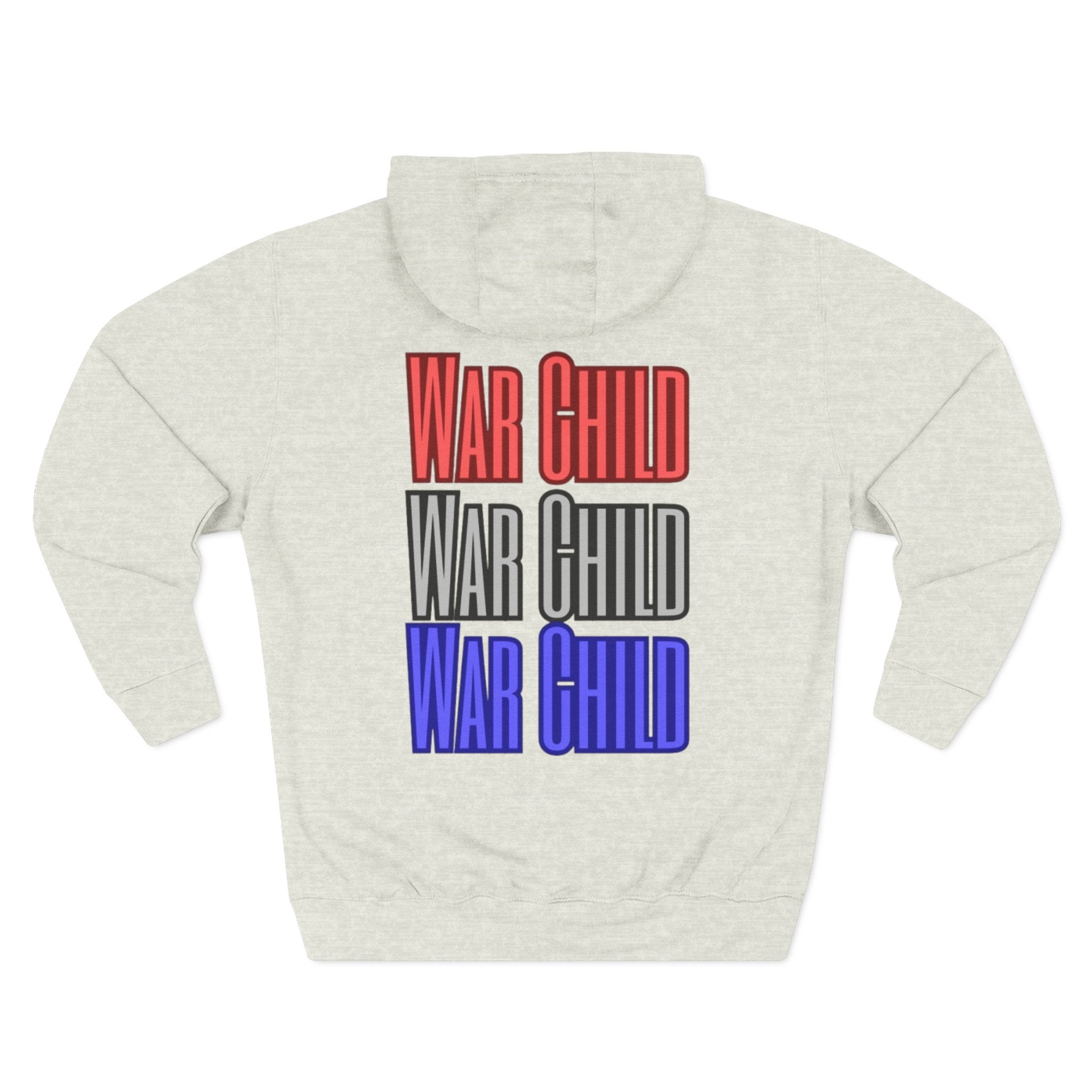 Three-Panel Fleece Hoodie